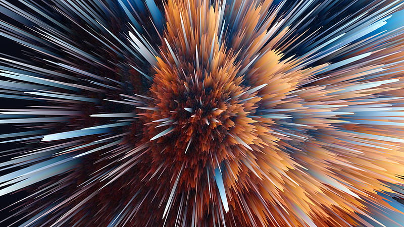 Particles Abstract, abstract, HD wallpaper