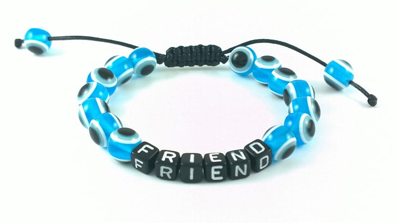 Friendship Bracelet, with love, for you my friend, gift, friendship, HD wallpaper