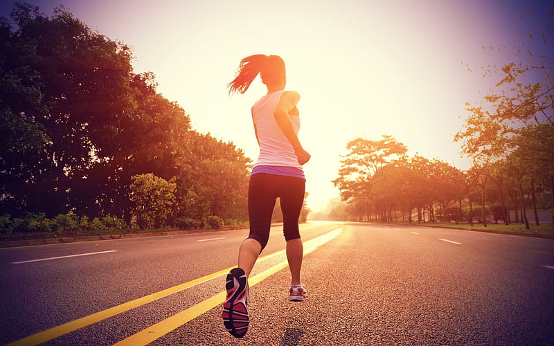 Jogging, morning, runners, running girl, HD wallpaper | Peakpx