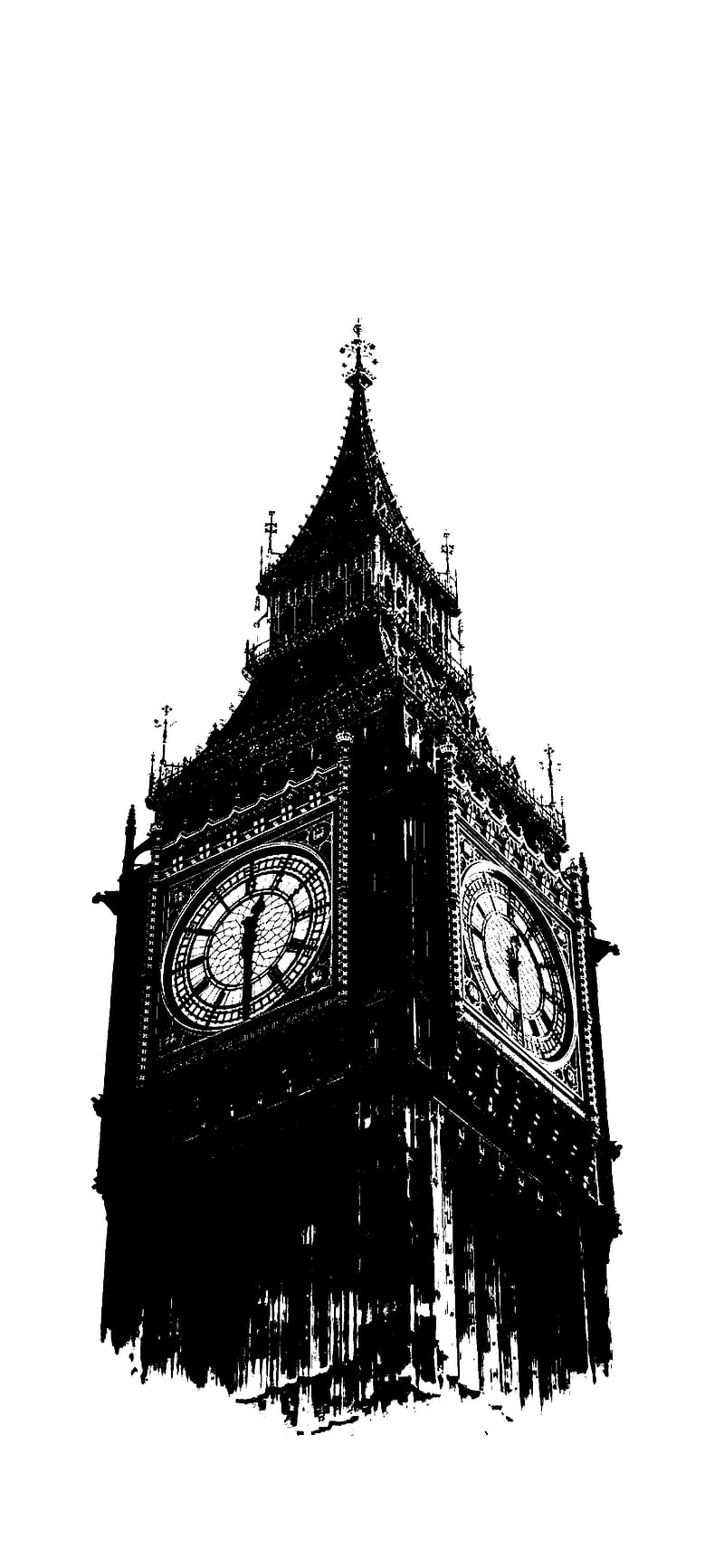 Big Ben London, abstract, big ben, black, black and white, bulidings, iphone, london, tower, vacation, wonderful, HD phone wallpaper
