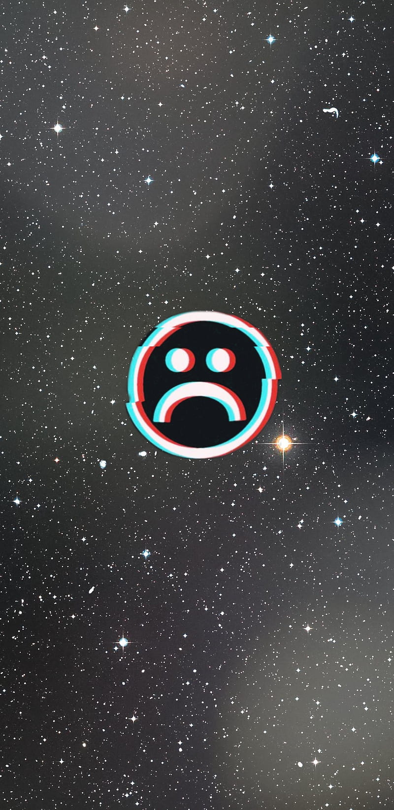 Sad, but, rob, sad face, sad space, space, star, stars, HD phone wallpaper
