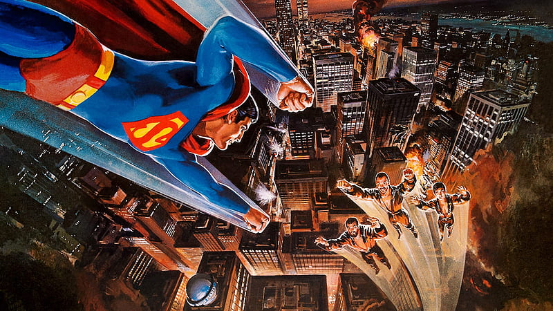 Superman, Superman II, General Zod, Metropolis (DC Comics), Superman Ll, HD wallpaper