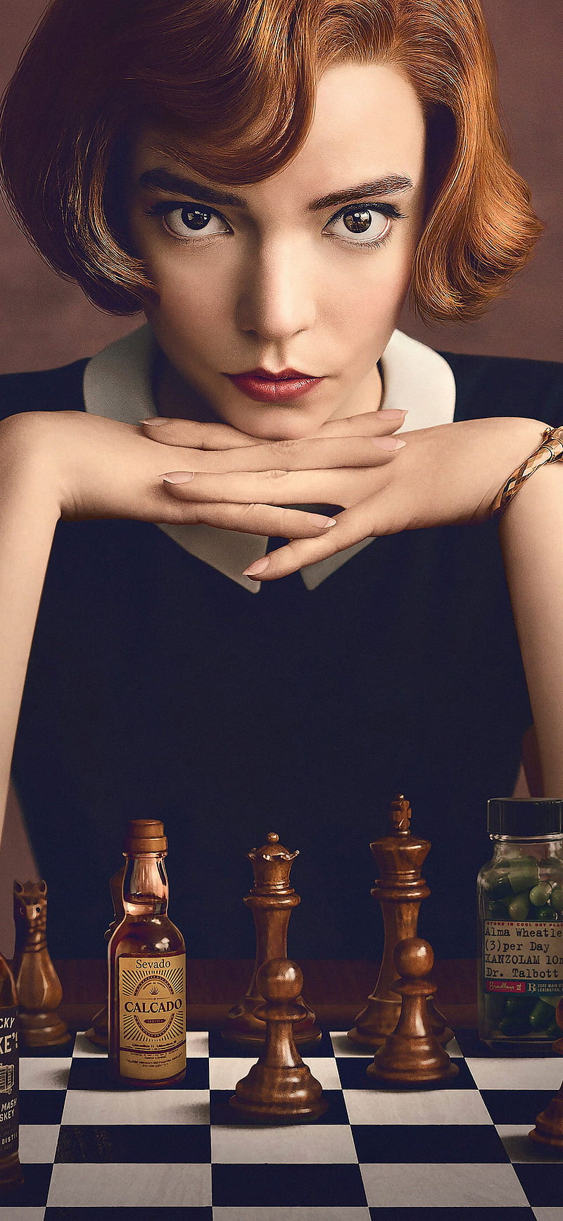 The Queens Gambit, chess, elizabeth, netflix, queen, series, trending, HD phone wallpaper