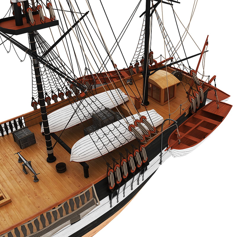 ship, model, model ship, 3D, sailing ship, HD phone wallpaper