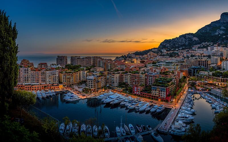 Man Made, Harbor, House, Monaco, Monte Carlo, HD wallpaper