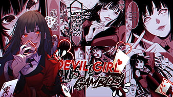 HD wallpaper: Jabami Yumeko, Kakegurui, zumidraws, anime, series, fan art