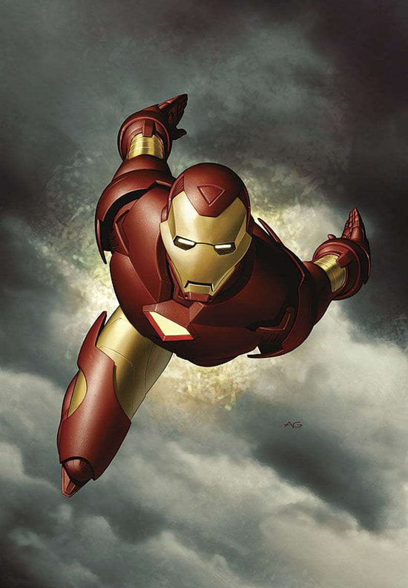 Iron Man, avengers endgame, comic, endgame, heroes, iron man extremis, ironman, marvel, marvel comic, tony stark, HD phone wallpaper