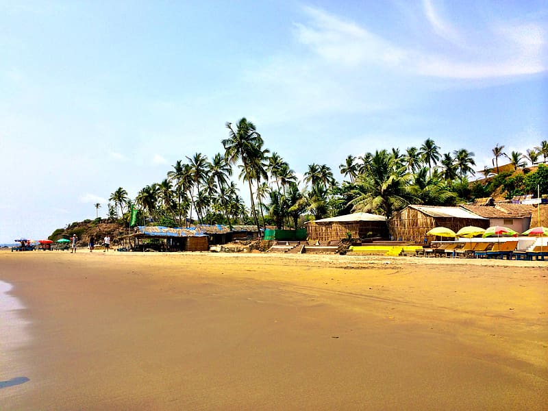 Anjuna Beach, anjuna, india, goa, beach, HD wallpaper | Peakpx