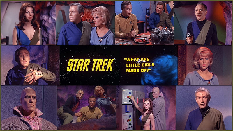 What Are Little Girls Made Of?, Kirk, Brown, Ruk, Dr Korby, Ted Cassidy, Andrea, Sherry Jackson, Spock, Nurse Chapel, HD wallpaper
