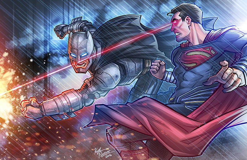 Batman Vs Superman Clash, batman-vs-superman, batman, superman, artwork, artist, , superheroes, HD wallpaper
