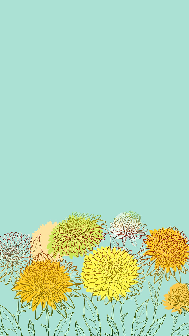 Astra Flowers, autumn leaves, beautiful flora, cute meadow bouquet, daisy like, flower astra, flowers art, lovely floral, new aesthetic , ornament background, starry pastel, HD phone wallpaper