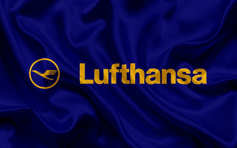 Lufthansa, emblem, air carrier of Germany, Lufthansa logo, HD wallpaper