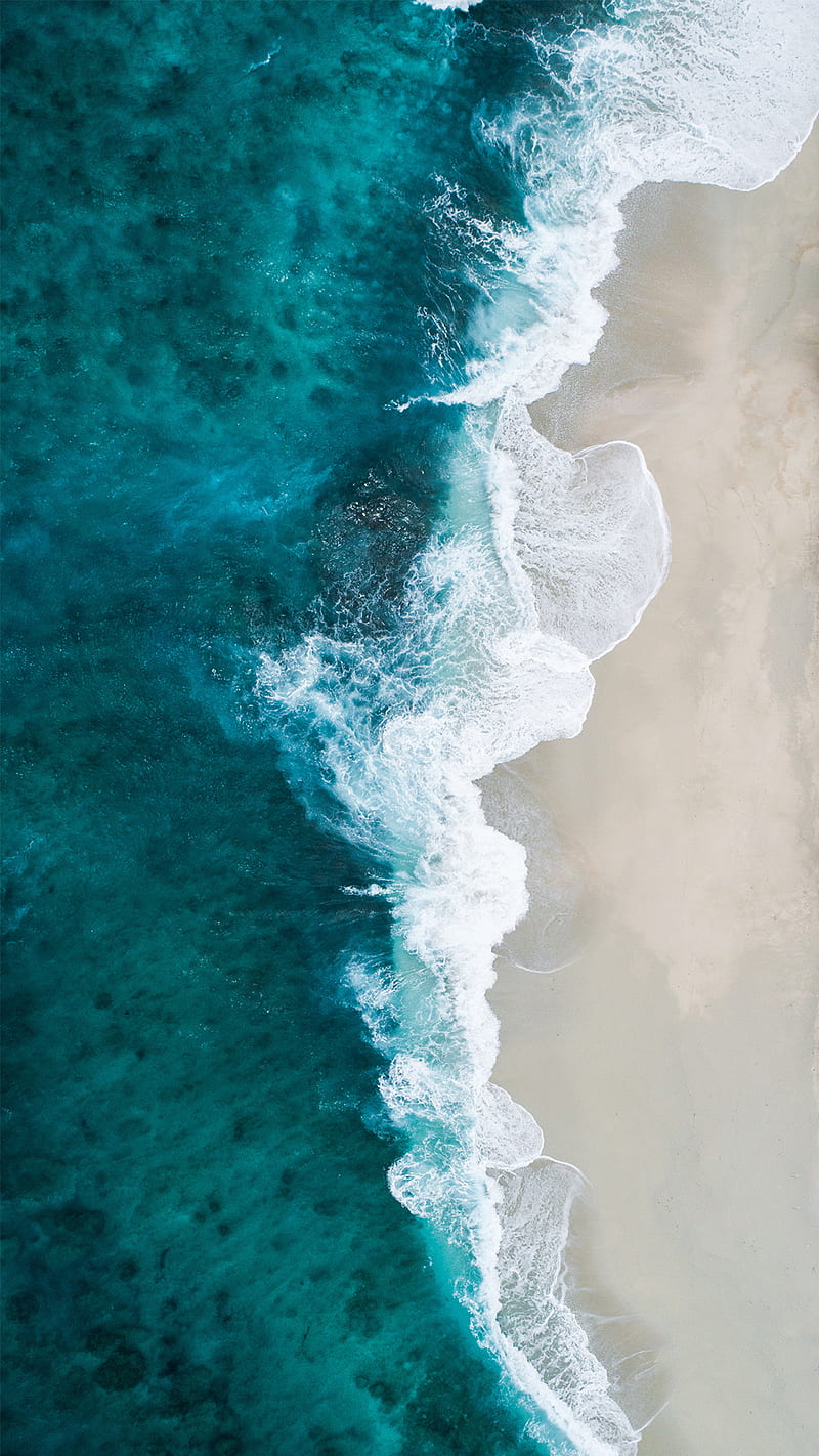 shifaaz shamoon, beaches, blue, ocean, wave, HD phone wallpaper