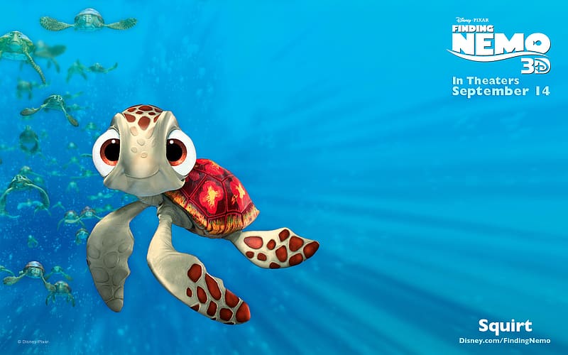 Turtle, Movie, Finding Nemo, Squirt (Finding Nemo), HD wallpaper | Peakpx