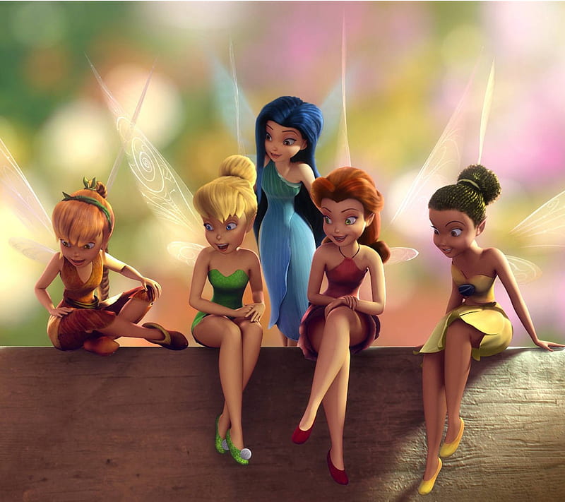Tinker Bell, animation, baby, bonito, cute, doll, entertainment, fairy tale, HD wallpaper