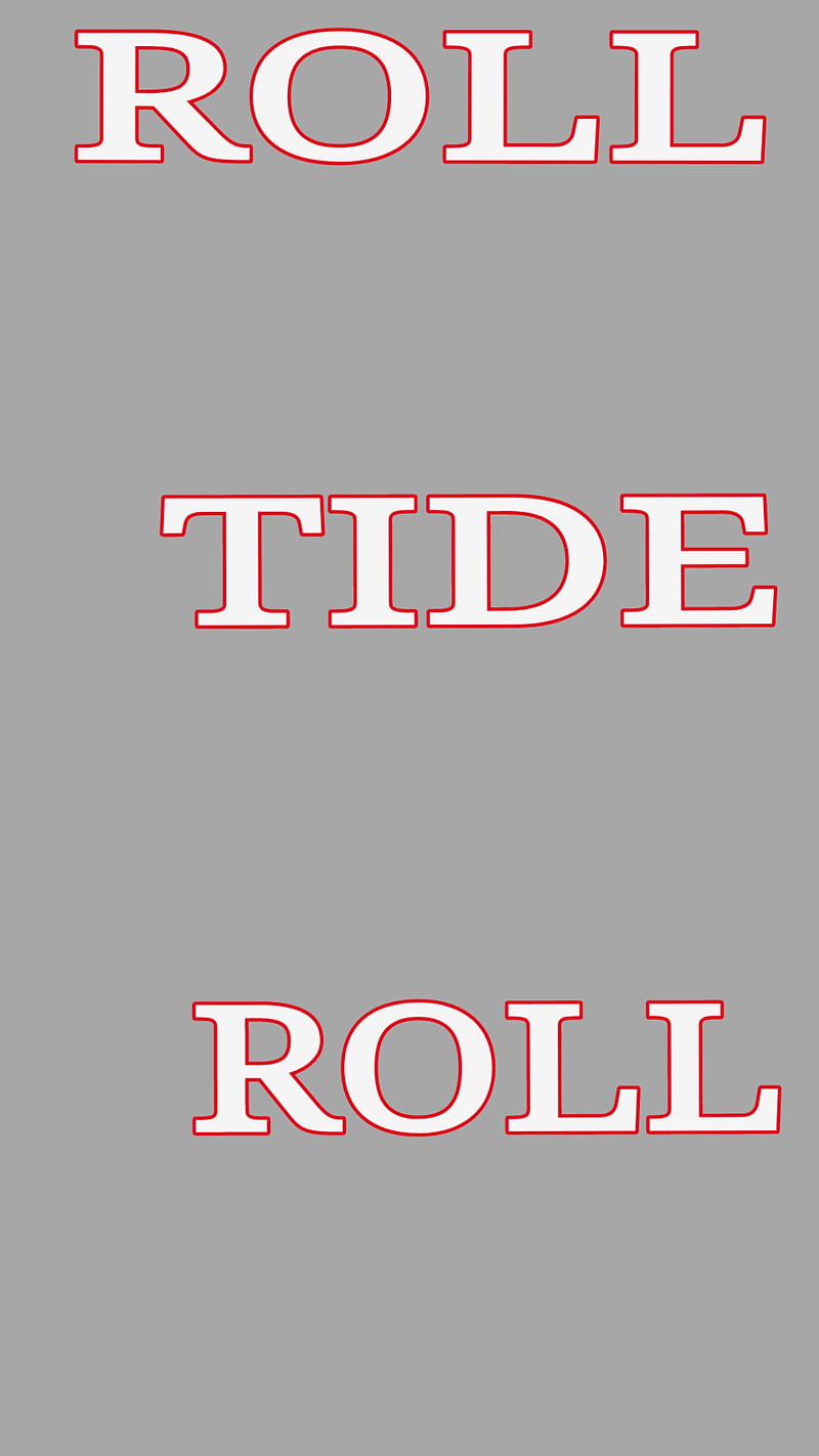 Roll Tide, Alabama, crimson tide, football, loveurhunny, HD phone wallpaper