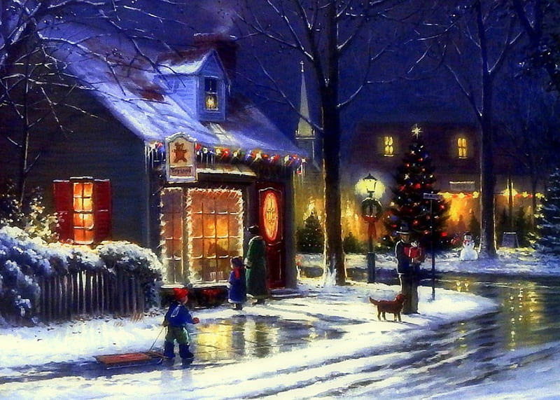 ★Holiday Memories★, pretty, Christmas, christmas tree, lovely, colors ...