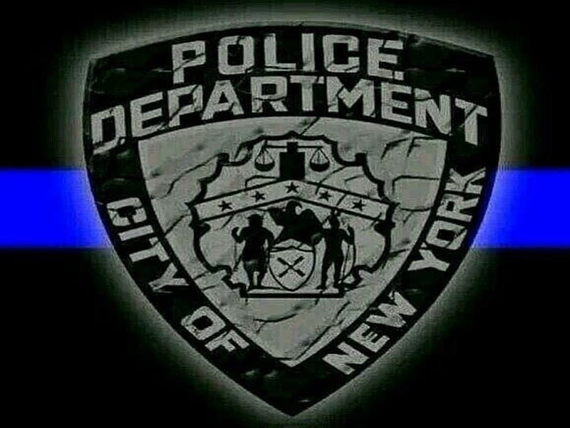 NYPD Thin Blue Line, Thin Blue Line, NYPD, Police, Law Enforcement, HD wallpaper