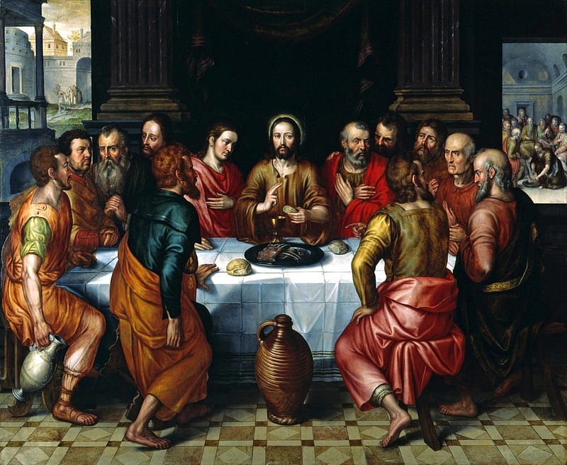 Last Supper, Last, Supper, apostles, Jesus, HD wallpaper