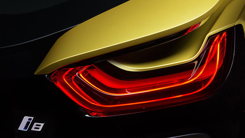 2018 BMW I8 Frozen Yellow Edition, bmw-i8, bmw, carros, 2018-cars, HD wallpaper