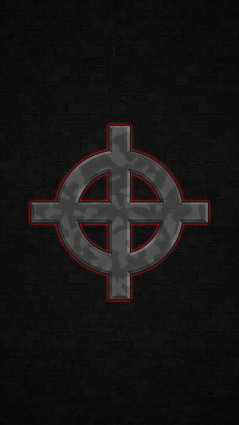 Celtic Cross, amoled, battery, black, consumption, minimal, pagan, paganism, power, red, religion, save, white, HD phone wallpaper