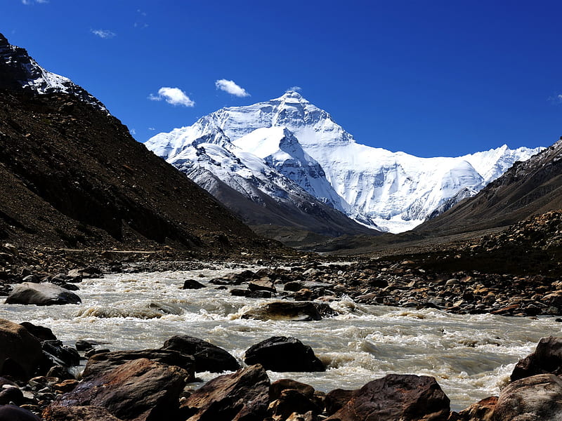 Tibet Everest-Natural Scenery, HD wallpaper