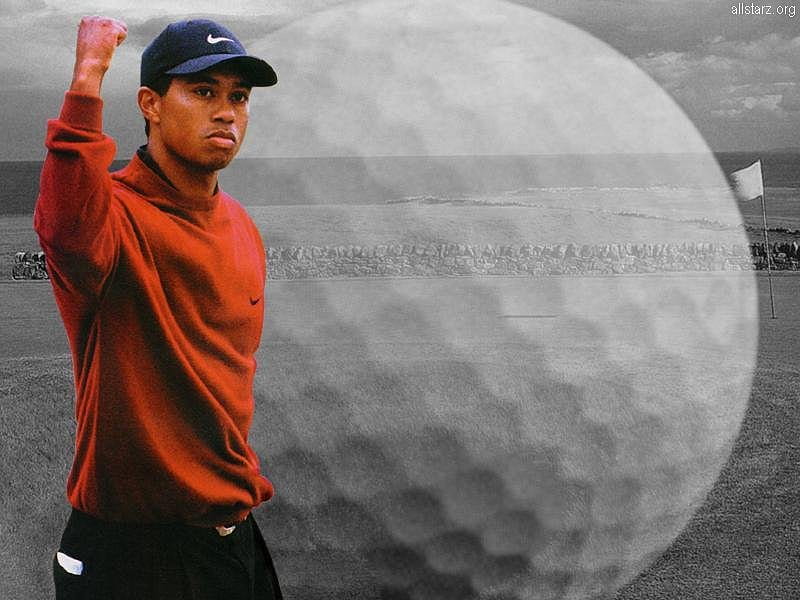 Tiger Wood, male, ball, green, hard, best, golf player, HD wallpaper