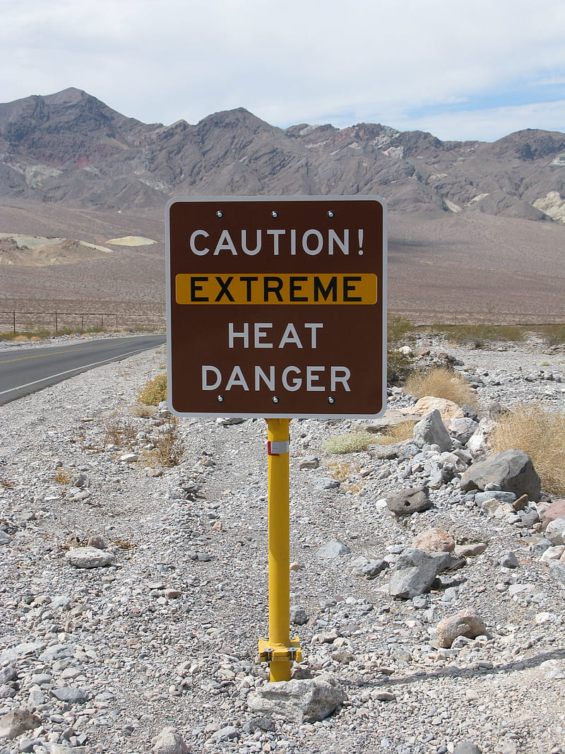 danger, sign, words, road, HD phone wallpaper
