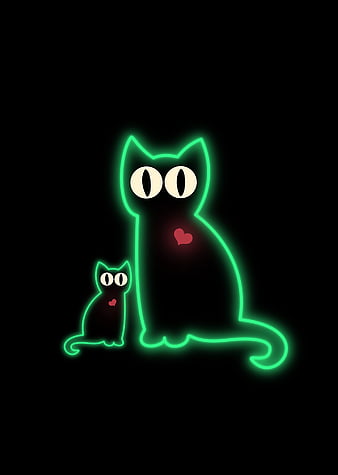 Neon Eyes Cat wallpaper  animals  Wallpaper Better