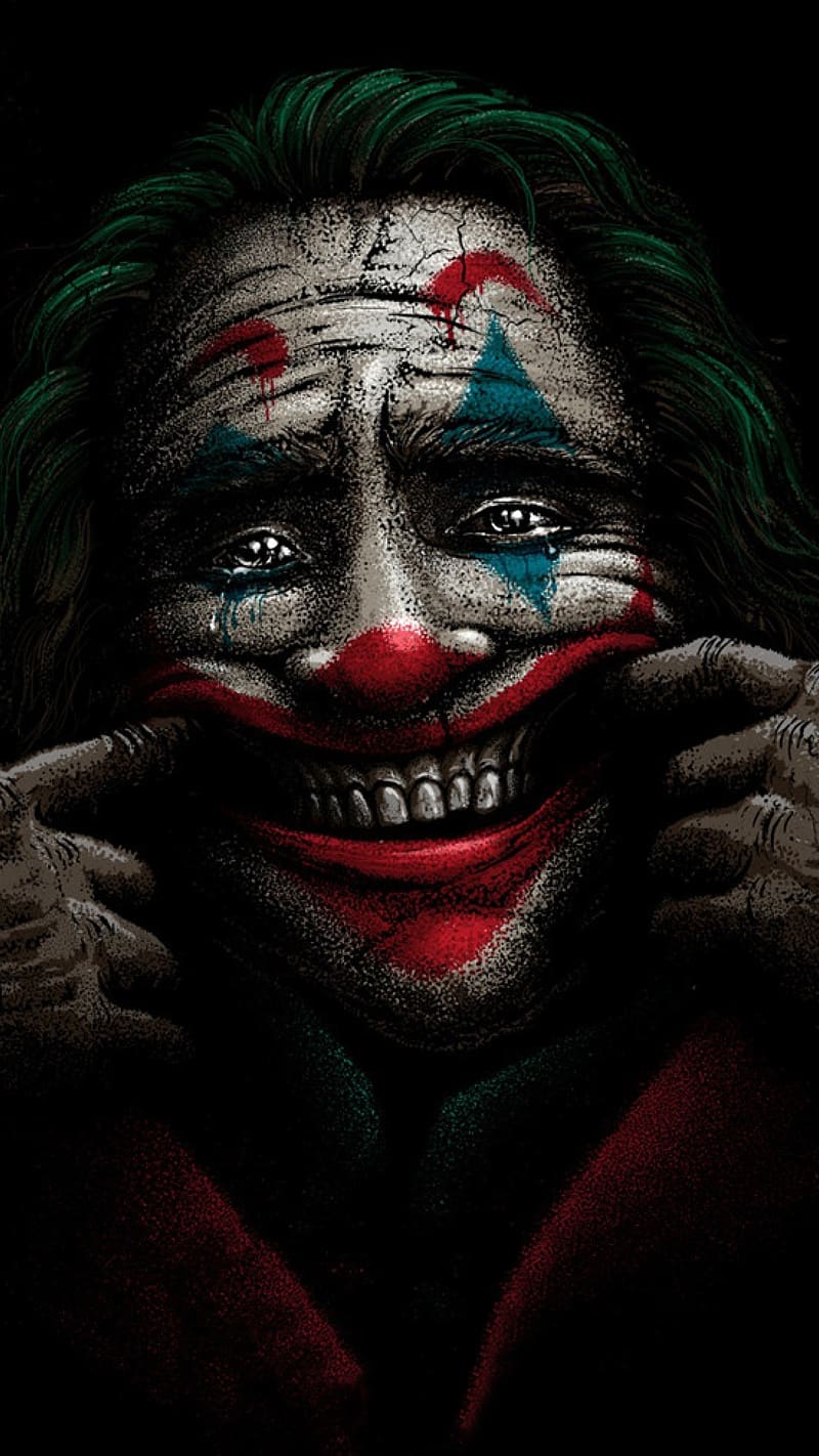 Joker Fake Smile, joker , fake smile, bad joker, animation, actor, HD phone wallpaper