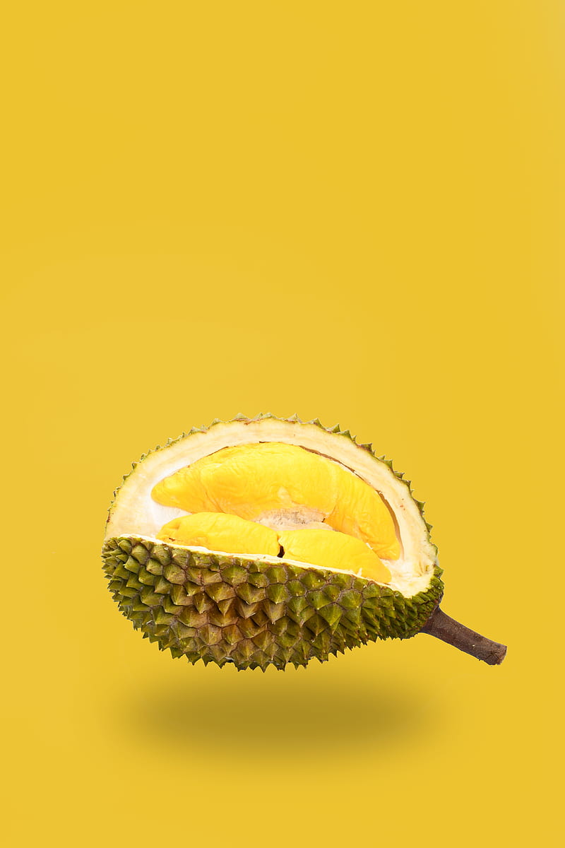 durian, fruit, exotic, yellow, HD phone wallpaper