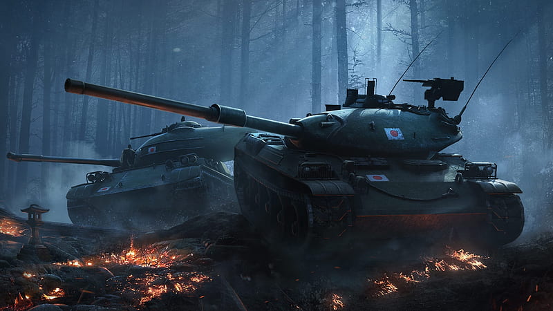 World Of Tanks With Background Of Trees And Sunbeam World Of Tanks Games, HD wallpaper