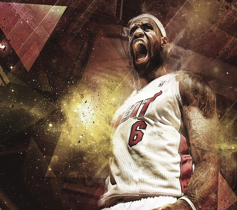 Lebron James, basketball, champion, heat, miami, nba, HD wallpaper