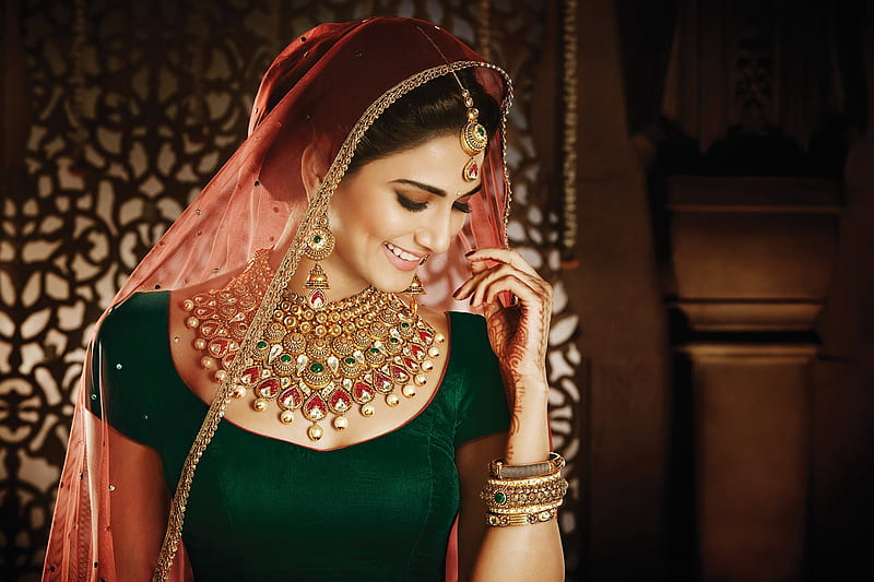 ღ, Actress, Vaani Kapoor, Celebrity, Indian, Jewelry, HD wallpaper