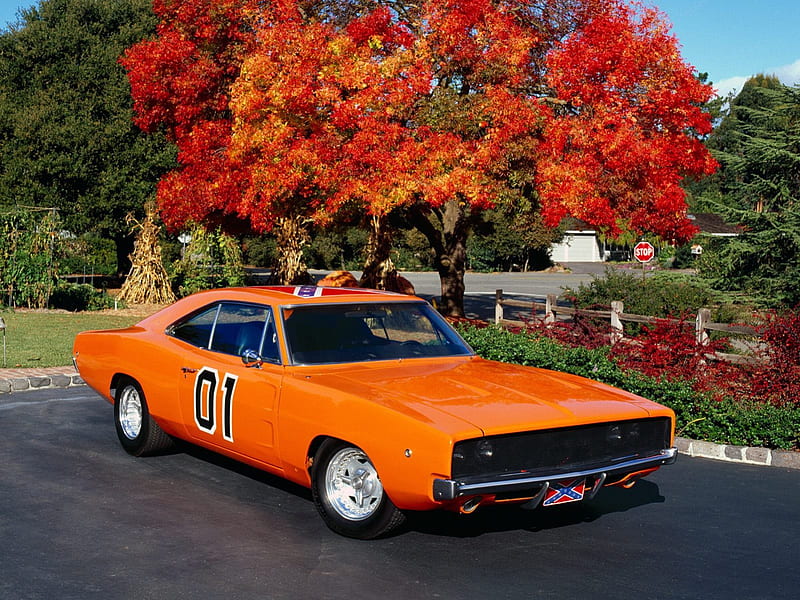 Untitled , 1968, classic cars, dukes of hazard, set asw bakground, 01, southern style, charger, general lee, dodge, HD wallpaper