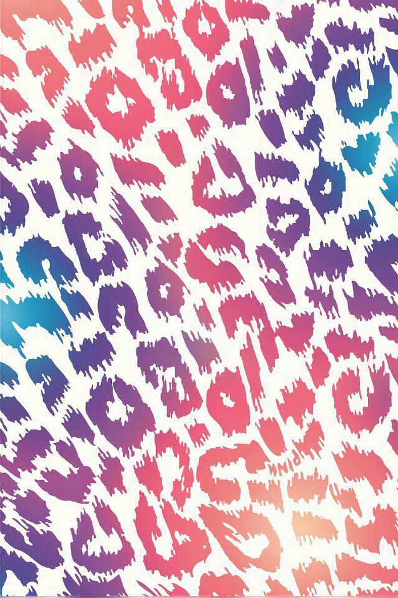 Rainbow cheetah  Leopard print background, Animal print