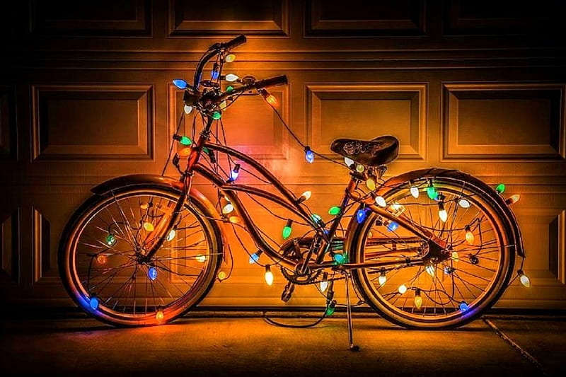 ..Glow Bike.., lovely still life, bulbs, still life, chic, glow, lovely