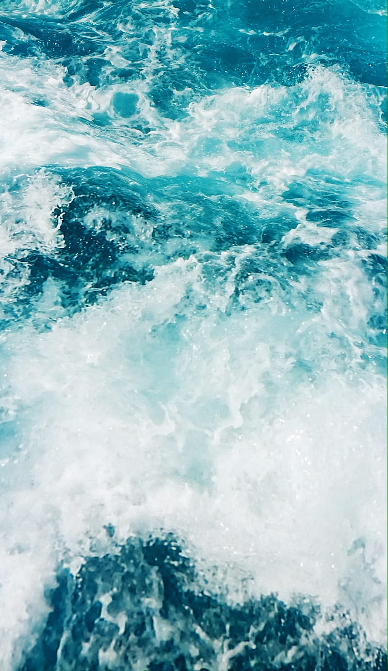 Océano en movimiento, agua, ola, olas, Fondo de pantalla de teléfono HD |  Peakpx