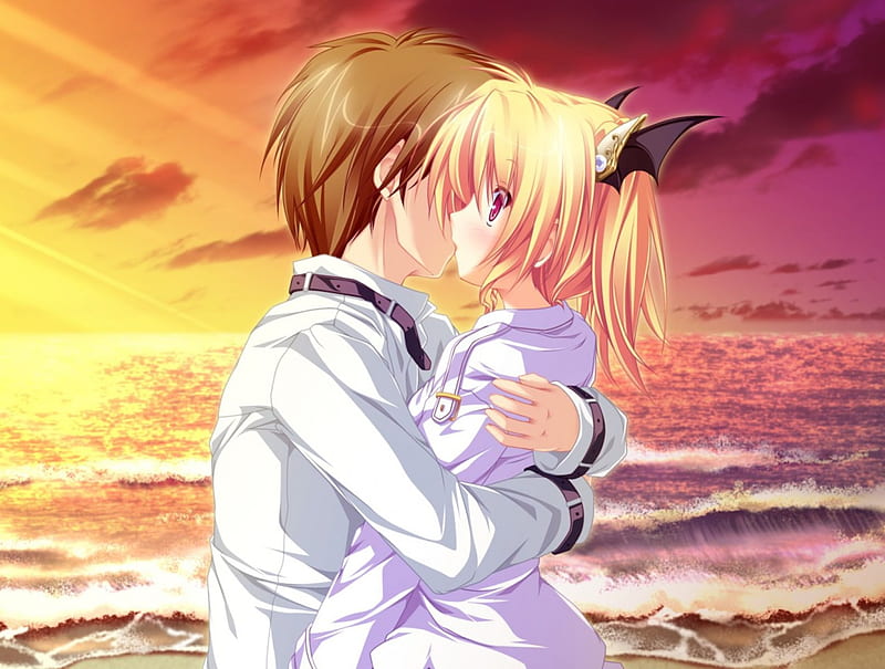 Boy and Girl Anime Kissing Sketch by Mogwai96 on DeviantArt