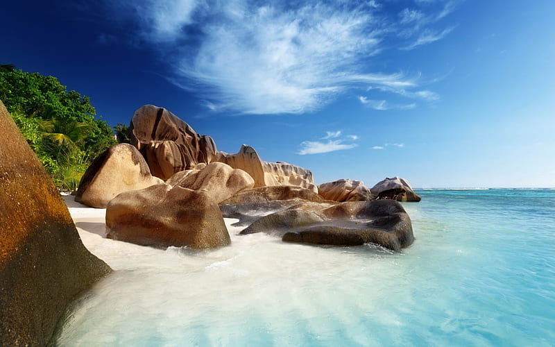 exotic island landscape-, HD wallpaper