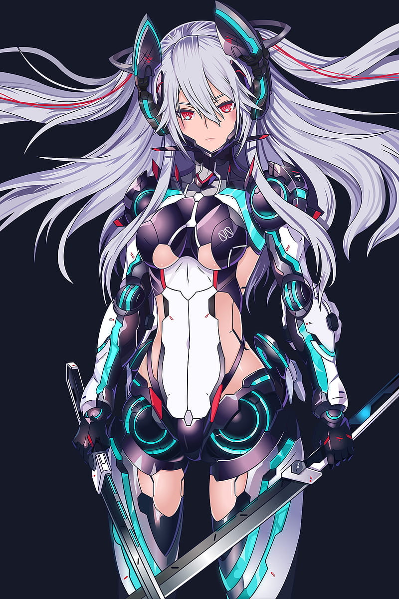 Cyber Girl Anime Future Hd Phone Wallpaper Peakpx 