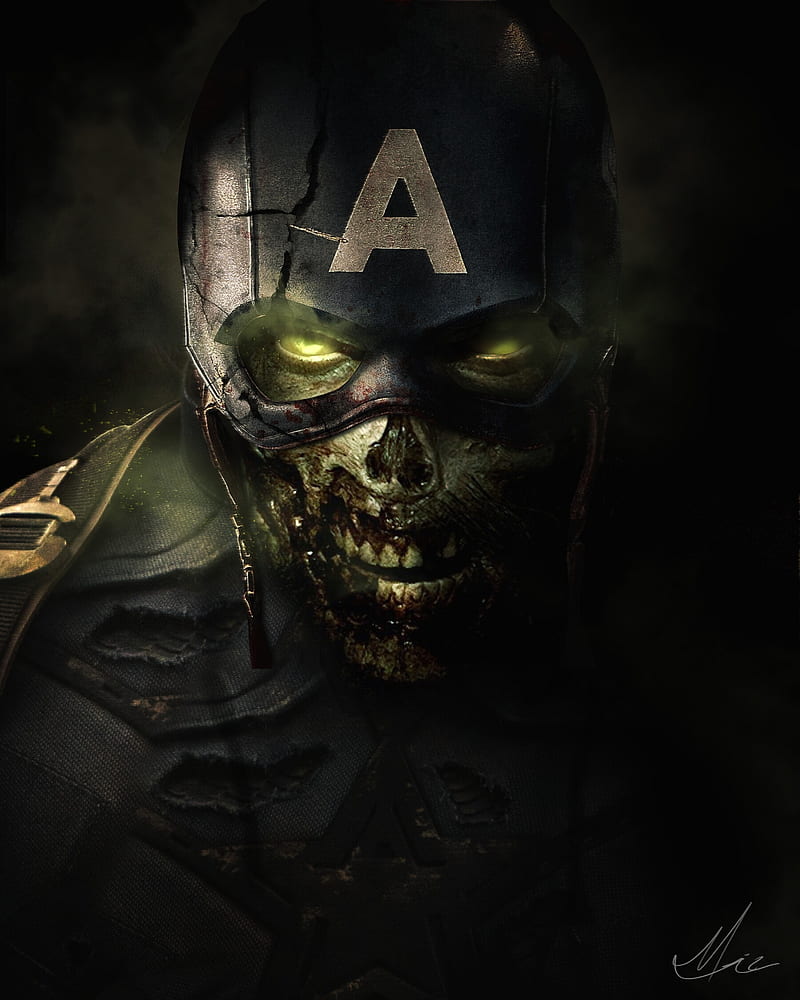 Captain America Zombie What If, HD phone wallpaper