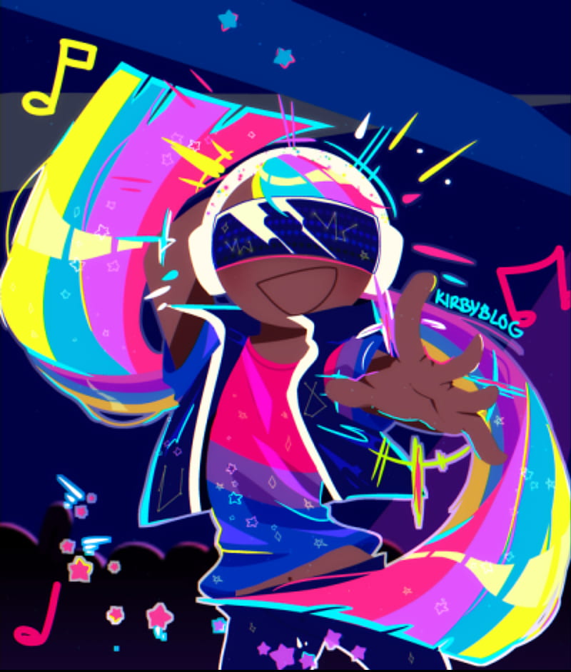 DJ Cookie, cookie run, colorful, HD phone wallpaper