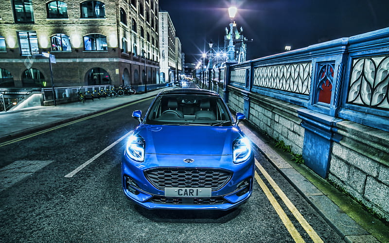 Ford Puma ST-Line front view, 2020 cars, UK-spec, X-Design Pack, 2020 Ford Puma, R, Ford, HD wallpaper