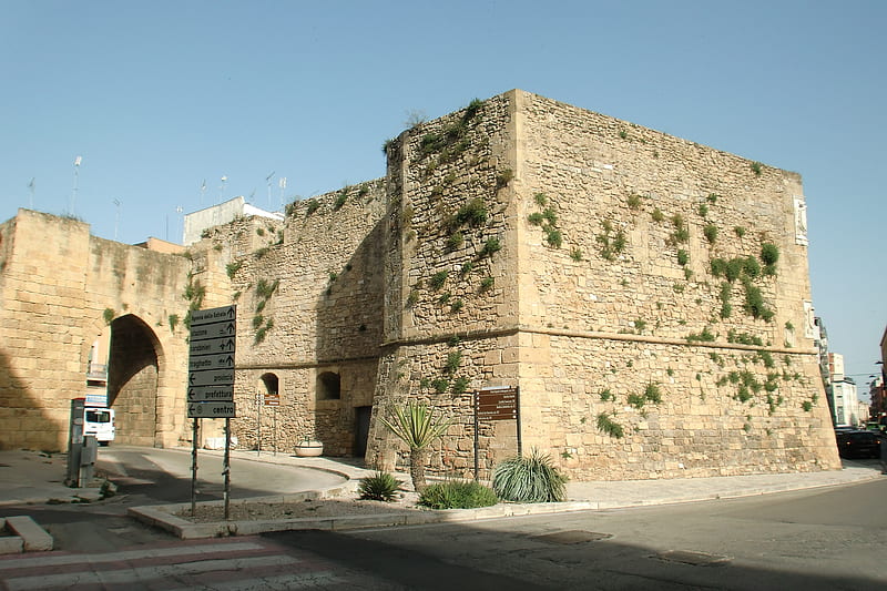 Puglia, City wall, Brindisi, Italie, HD wallpaper