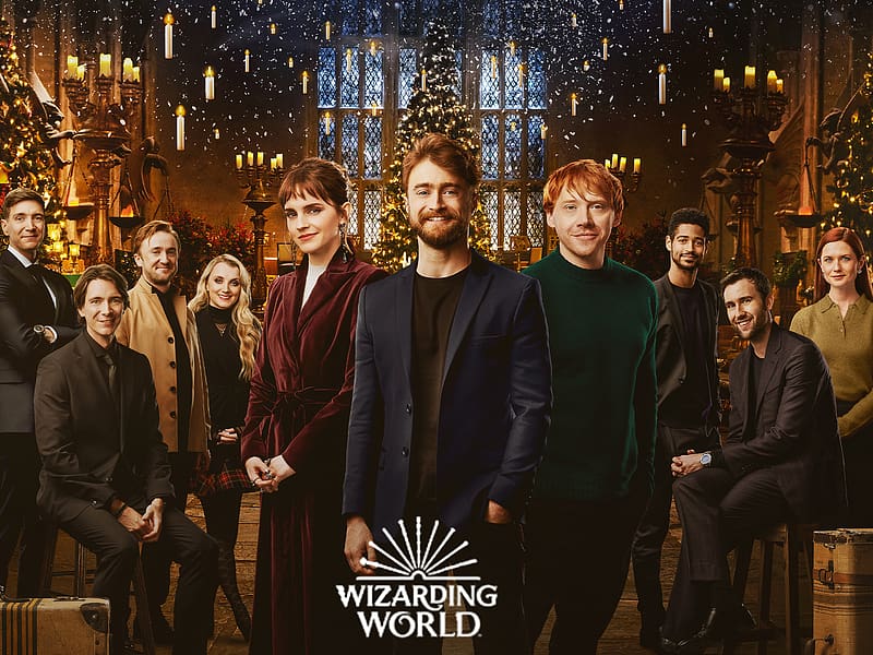Daniel Radcliffe Emma Watson Rupert Grint 4K HD Harry Potter 20th  Anniversary Return to Hogwarts Wallpapers, HD Wallpapers
