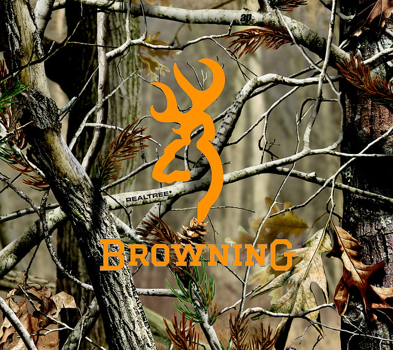 Browning Orange, browning, buck, buckmark, camo, deer, hunting, realtree,  HD wallpaper | Peakpx