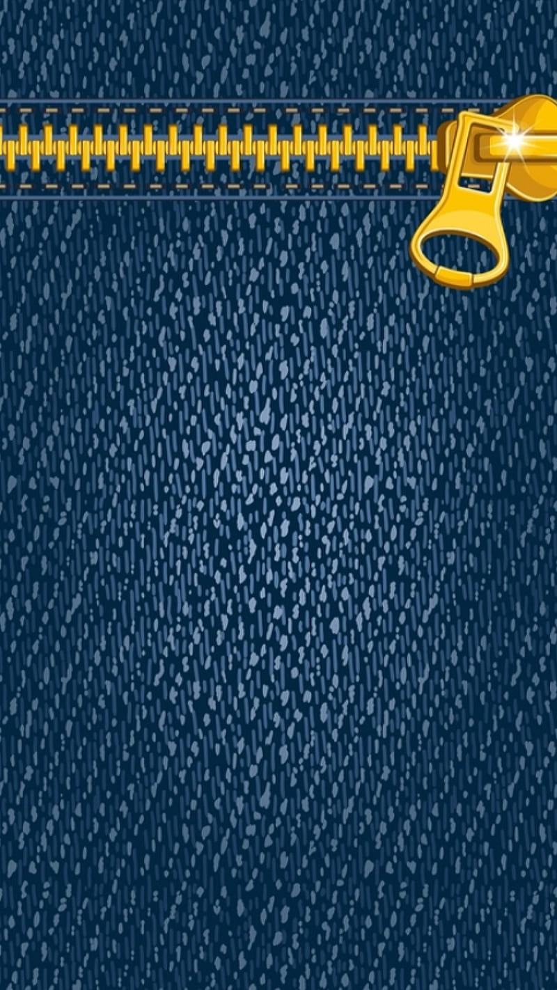 Lock screen, blue jeans, desenho, jeans, texture, zipper, HD phone wallpaper
