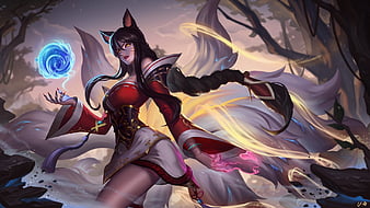 Spirit Blossom Ahri LoL 4K Wallpaper #5.2662