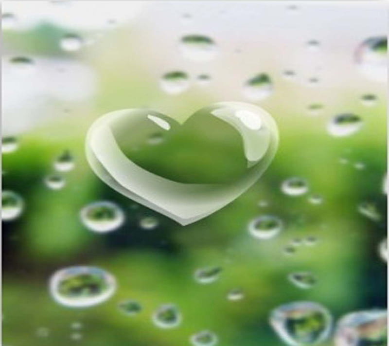 Water Heart, comment, i dnt mind coz its 4som1, rate my upload as u wish, HD wallpaper